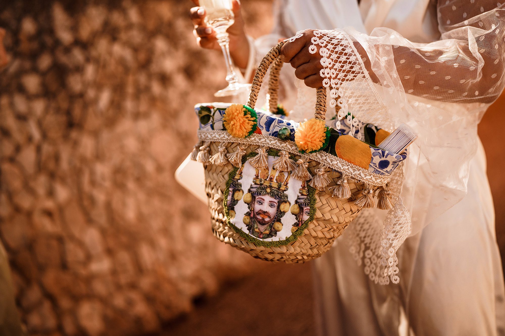 Sicilian Handbag Wedding gift