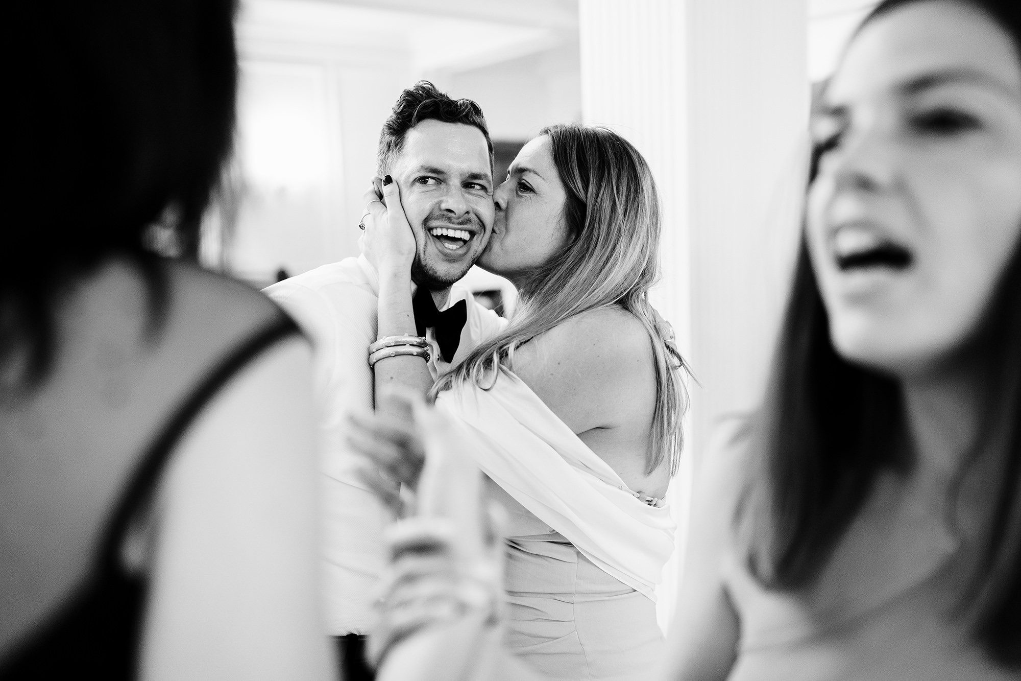 groom captured in candid wedding photo in sicily