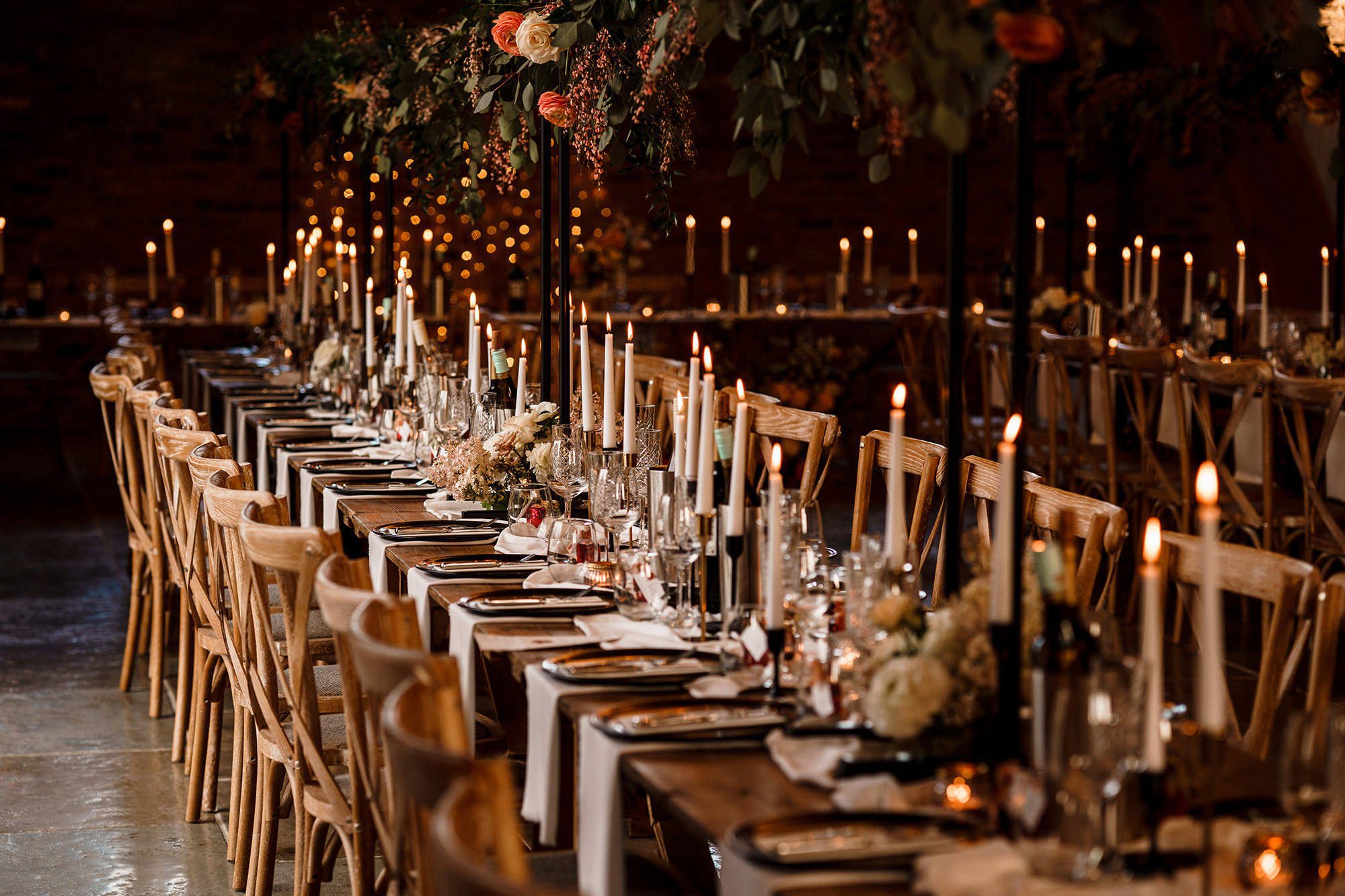 beautiful set up of Lake District wedding venue