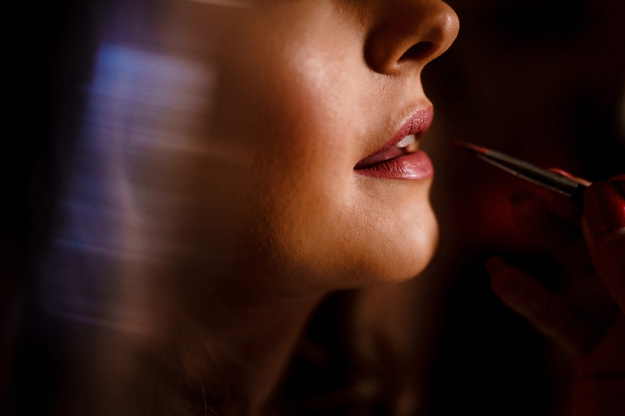 close up wedding make up photo